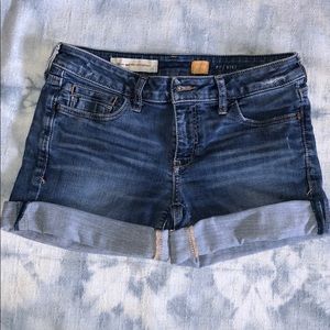 Pilcro Anthropologie cuffed shorts